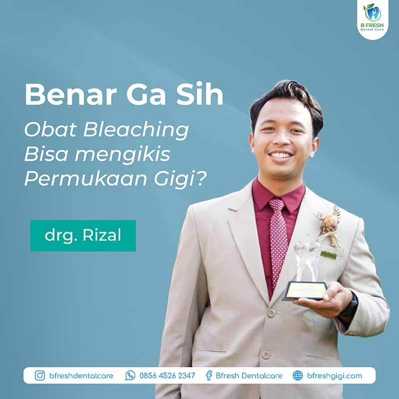 Bener Gak Sih? Obat Bleaching Bisa Mengikis Permukaan Gigi